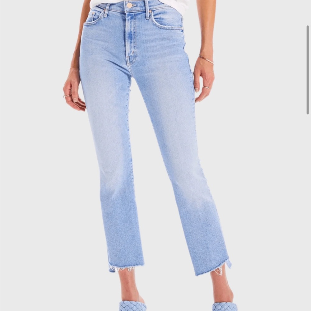 Mother Denim Insider Crop Step Fray Jean in Limited Edition